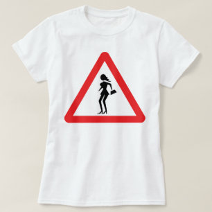 T-shirt Prostituée de prudence (substitut de Attenzione)