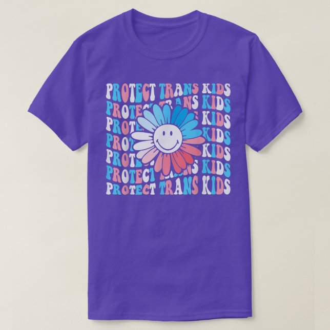 T-shirt Protect Trans Kids LGBT Support  (Design devant)