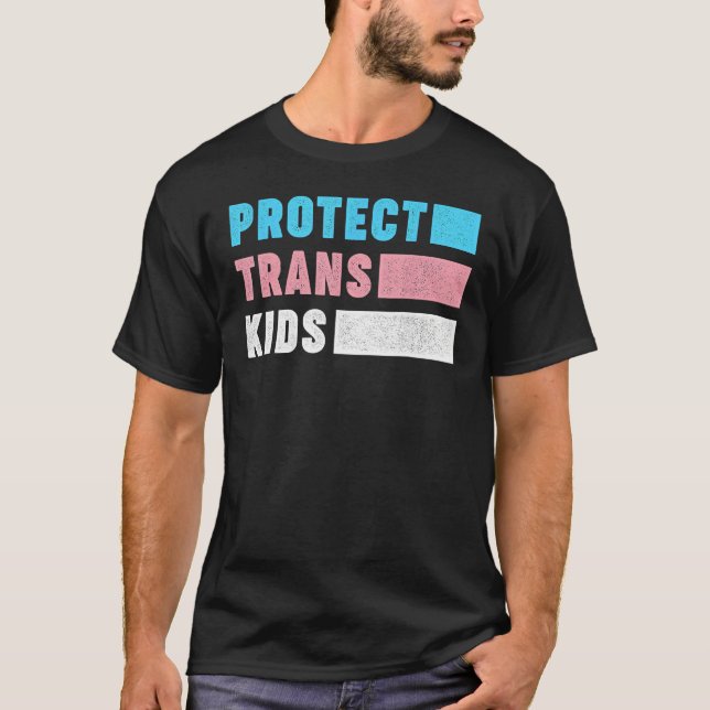T-shirt Protect Trans Kids Say Gay Pride Month Support LGB (Devant)