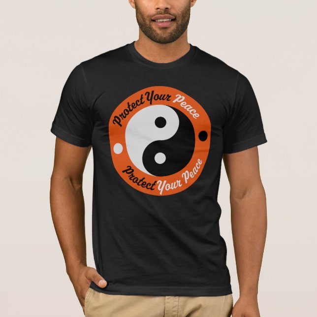 T-shirt Protect Your Peace Mental Health Wellness Mindful (Devant)