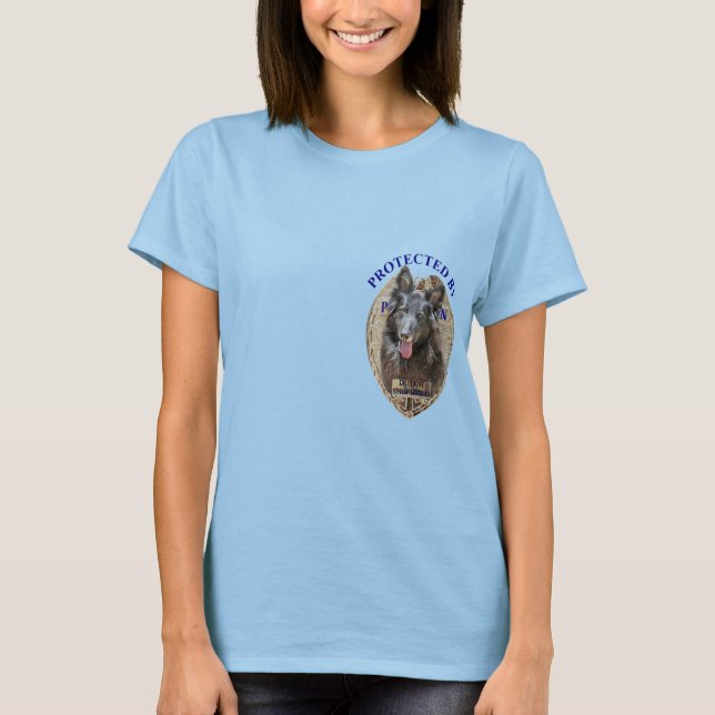 T-shirt Protected By Dutch Shepherd (Devant)