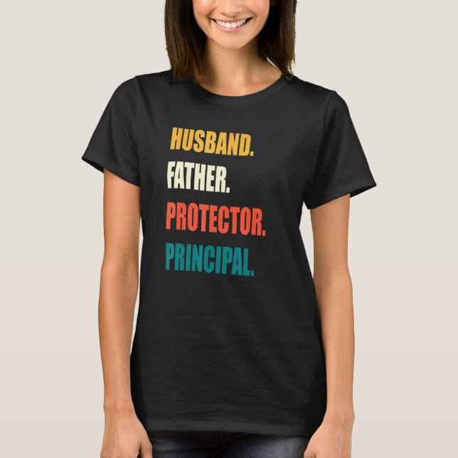 T-shirt Protecteur père du mari Principal (Devant)