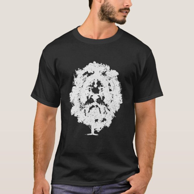 T-shirt Protection Animale Nature Lion Environnement Arbre (Devant)