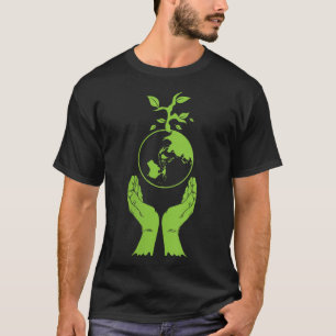 T-shirt Protection De l'environnement des femmes Green Ear