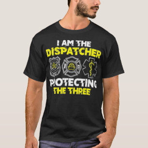 T-shirt Protection de l'opérateur EMS 911 de police Dispat