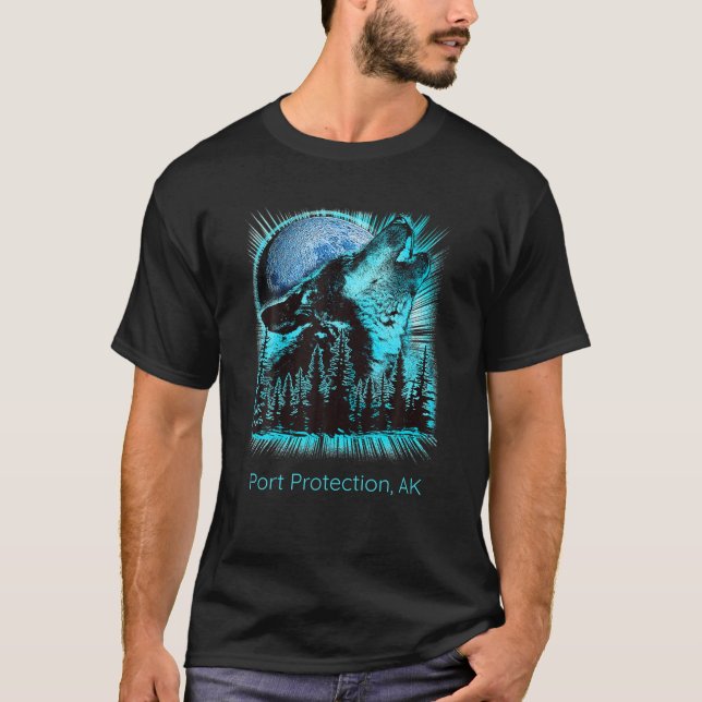 T-shirt Protection des ports Alaska Howf Lune Forest Na (Devant)