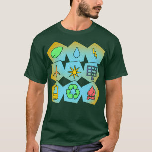 T-shirt Protection du climat Environnement Cadeau Nature R