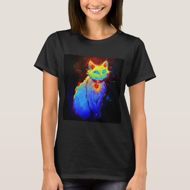 T-shirt Protection subtile des chats anges (Devant)