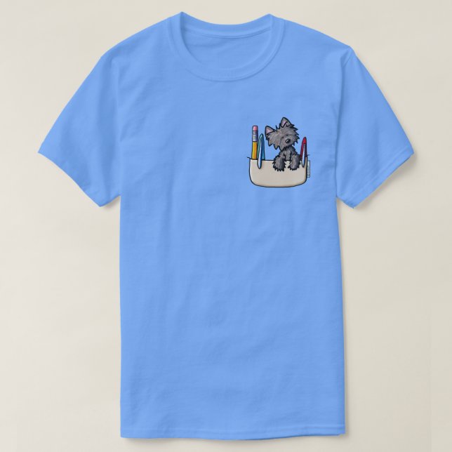 T-Shirt Protège-poche Cairn Terrier (Design devant)