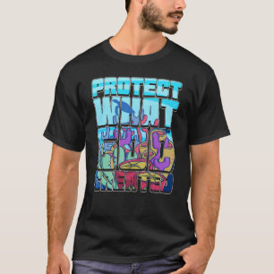 T-shirt Protéger ce que Dieu a créé la foi Corail Reefs Oc