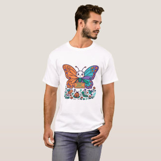 T-shirt Protéger chaque petite vie Papillon mignon Nature