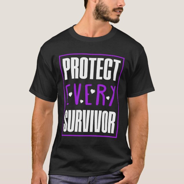 T-shirt Protéger chaque survivant (Devant)