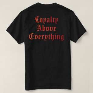 T-shirt Protéger la Famille Logo Taille Pochette Orange