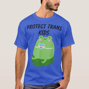 T-shirt Protéger la grenouille verte trans Lgbt Soutenir l
