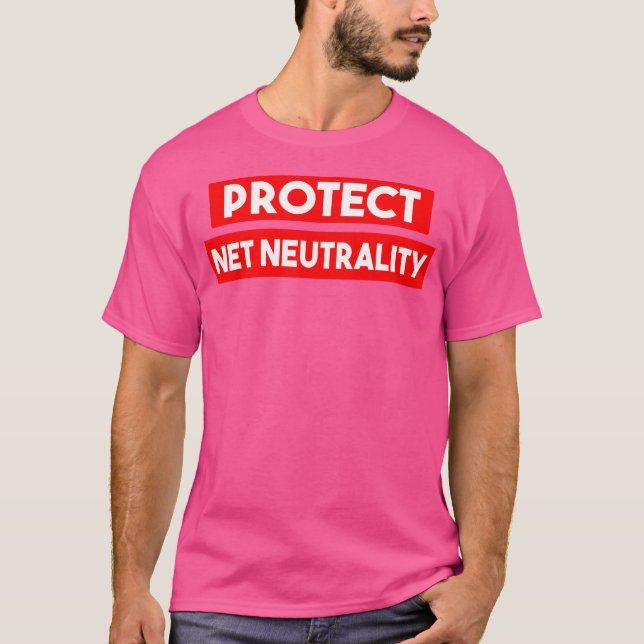 T-shirt Protéger la neutralité du Net Sauver la confidenti (Devant)