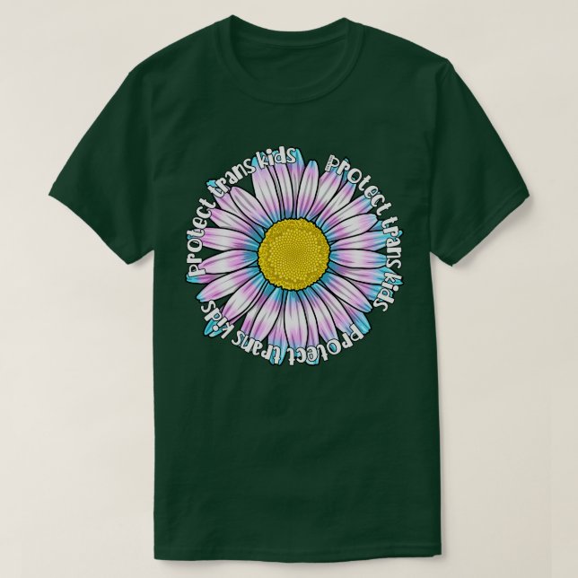 T-shirt Protéger la saleté des enfants trans (Design devant)
