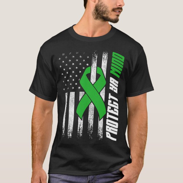 T-shirt Protéger la santé mentale de Ya Dépression (Devant)