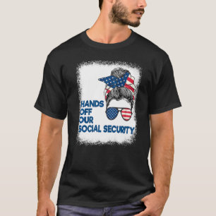 T-shirt Protéger La Sécurité Sociale Mains De Notre Sécuri