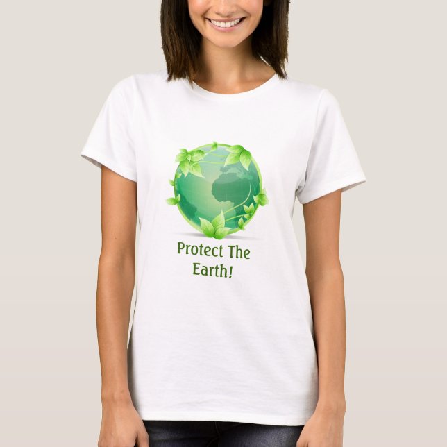T-shirt Protéger La Terre (Devant)