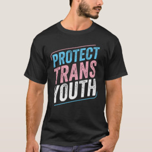 T-shirt Protéger la Trans Youth Trans Pride Transgenre LGB