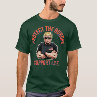 T-shirt Protéger le support à la frontière ICE (2)