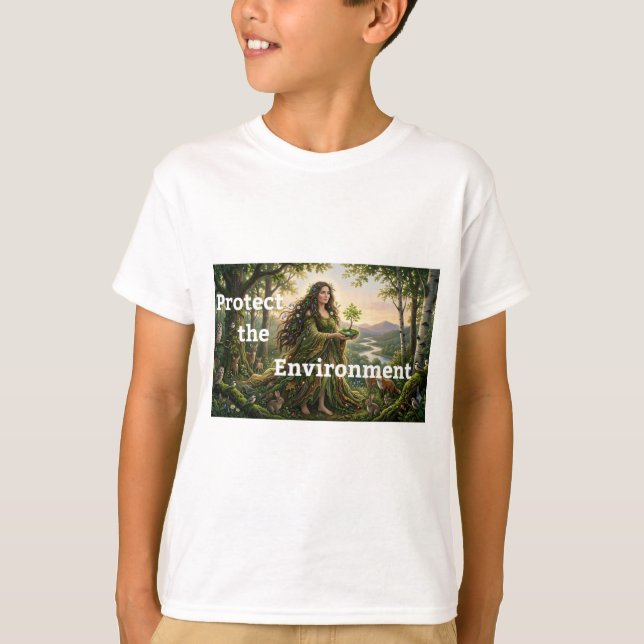 T-shirt Protéger l'environnement  (Devant)