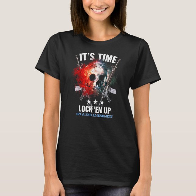 T-shirt Protéger Les 1Er Et 2Ème Modification Verrouiller  (Devant)