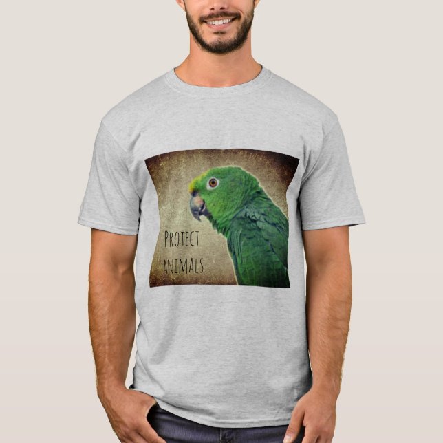 T-shirt protéger les animaux (Devant)
