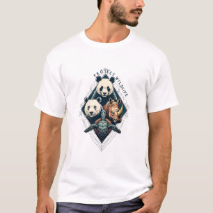 T-shirt Protéger les créatures de notre planète : un appel