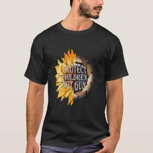 T-shirt Protéger les enfants et non les armes à feu Porten