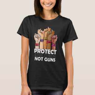 T-shirt Protéger Les Enfants Et Non Les Armes À Feu Porten
