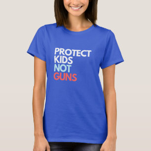 T-shirt Protéger les enfants et non les armes   Mettre fin