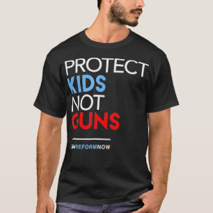 T-shirt Protéger les enfants non les armes à feu pour cont