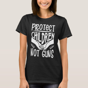 T-shirt Protéger les enfants non les armes à feu Pro Gun C