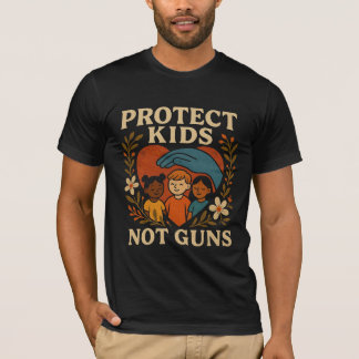 T-shirt Protéger les enfants, pas les armes est un mouveme