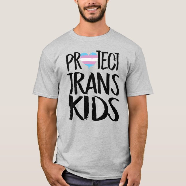 T-SHIRT PROTÉGER LES ENFANTS TRANS (Devant)