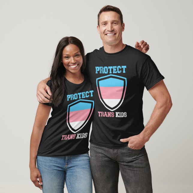 T-shirt Protéger les enfants trans (Unisexe)