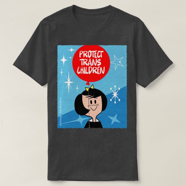 T-shirt Protéger les enfants trans (Design devant)