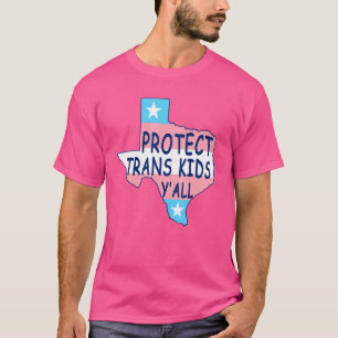 T-shirt Protéger Les Enfants Trans Drapeau Transgenre Droi