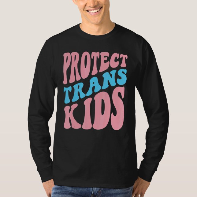 T-shirt Protéger les enfants trans Lgbt Trans Pride Transg (Devant)
