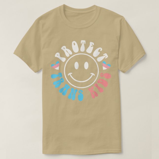T-shirt Protéger Les Enfants Transgenres Lgbt Support, Tra (Design devant)