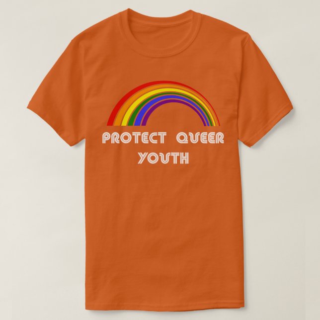 T-shirt Protéger les jeunes homosexuels LGBT Pride T LGBTQ (Design devant)