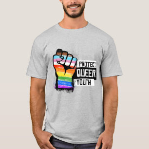 T-shirt Protéger les jeunes homosexuels - Progrès Pride Po