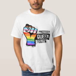 T-shirt Protéger les jeunes homosexuels - Progrès Pride Po