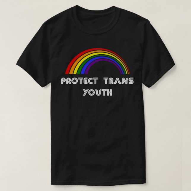 T-shirt Protéger les jeunes transgenres LGBT Pride T LGBTQ (Design devant)