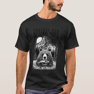 T-shirt Protéger les parcs nationaux Défendre les parcs po