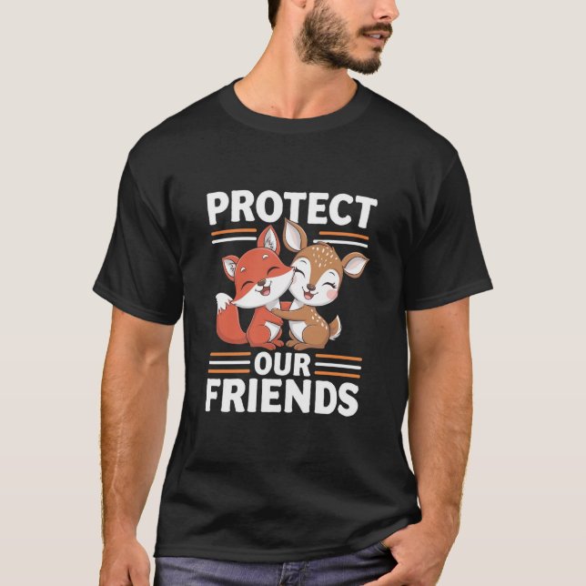 T-shirt Protéger nos amis (Devant)