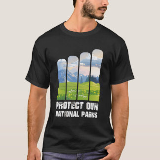 T-shirt Protéger nos parcs nationaux Nature conservationni