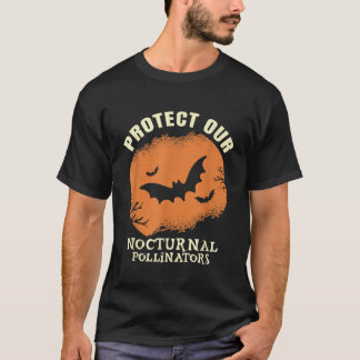 T-shirt Protéger nos pollinisateurs nocturnes Chat d'Hallo