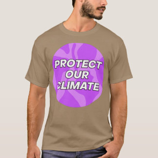 T-shirt Protéger notre climat Changement climatique